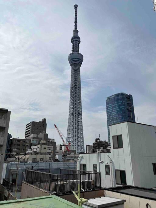 403 Oshiage Sta 3Mins Walk! Wi-Fi & Elevator 4Pax Apartment โตเกียว ภายนอก รูปภาพ