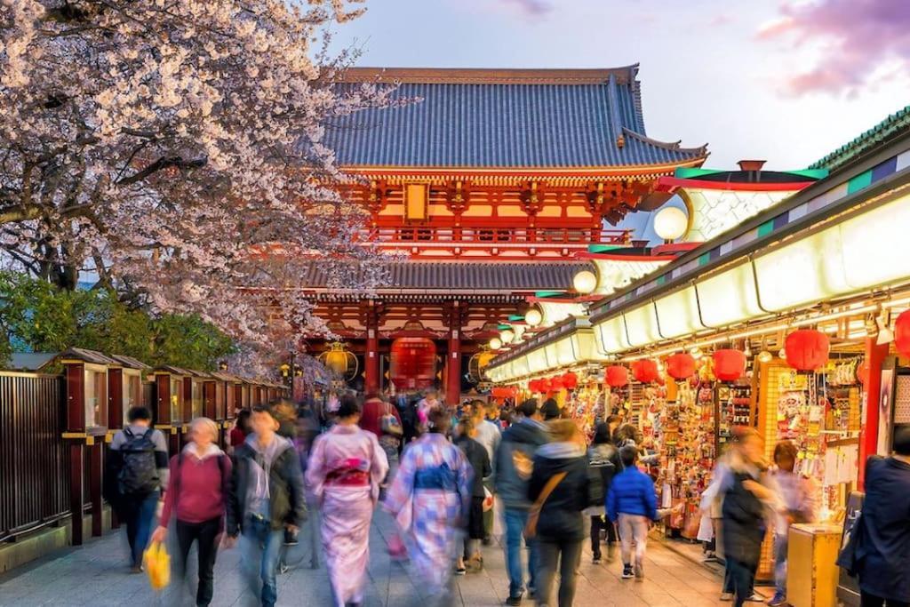 403 Oshiage Sta 3Mins Walk! Wi-Fi & Elevator 4Pax Apartment โตเกียว ภายนอก รูปภาพ