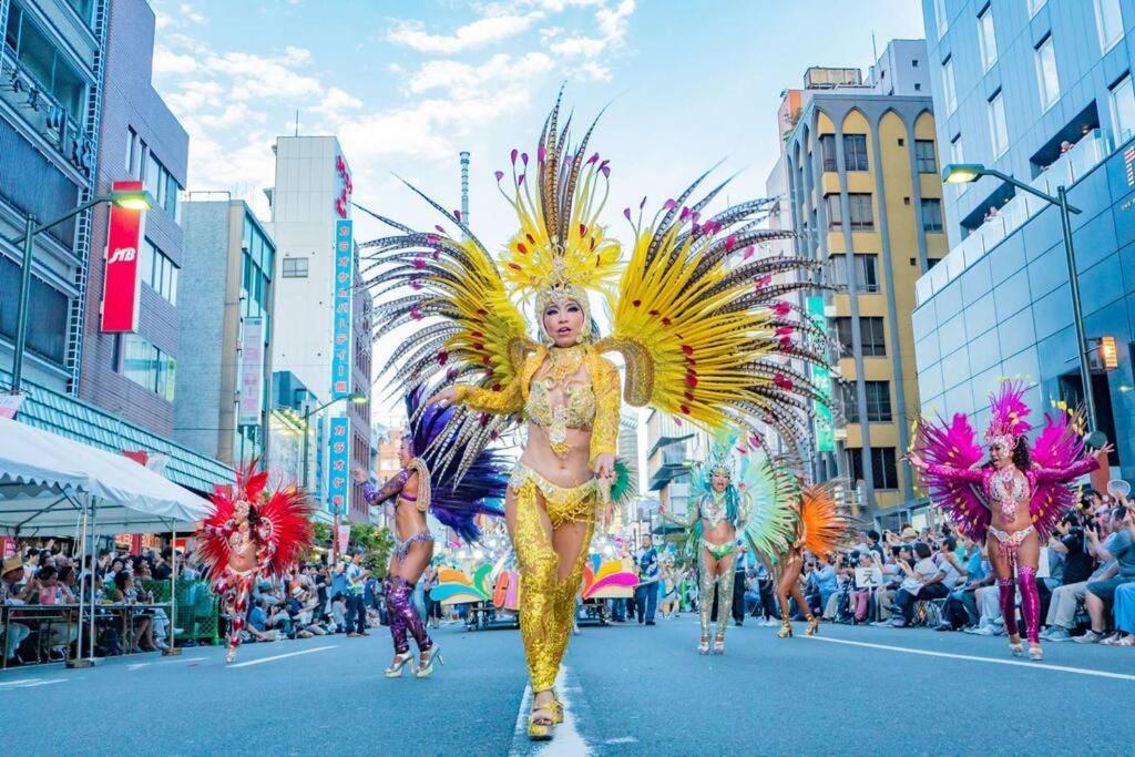 403 Oshiage Sta 3Mins Walk! Wi-Fi & Elevator 4Pax Apartment โตเกียว ภายนอก รูปภาพ