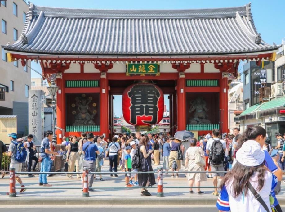 403 Oshiage Sta 3Mins Walk! Wi-Fi & Elevator 4Pax Apartment โตเกียว ภายนอก รูปภาพ