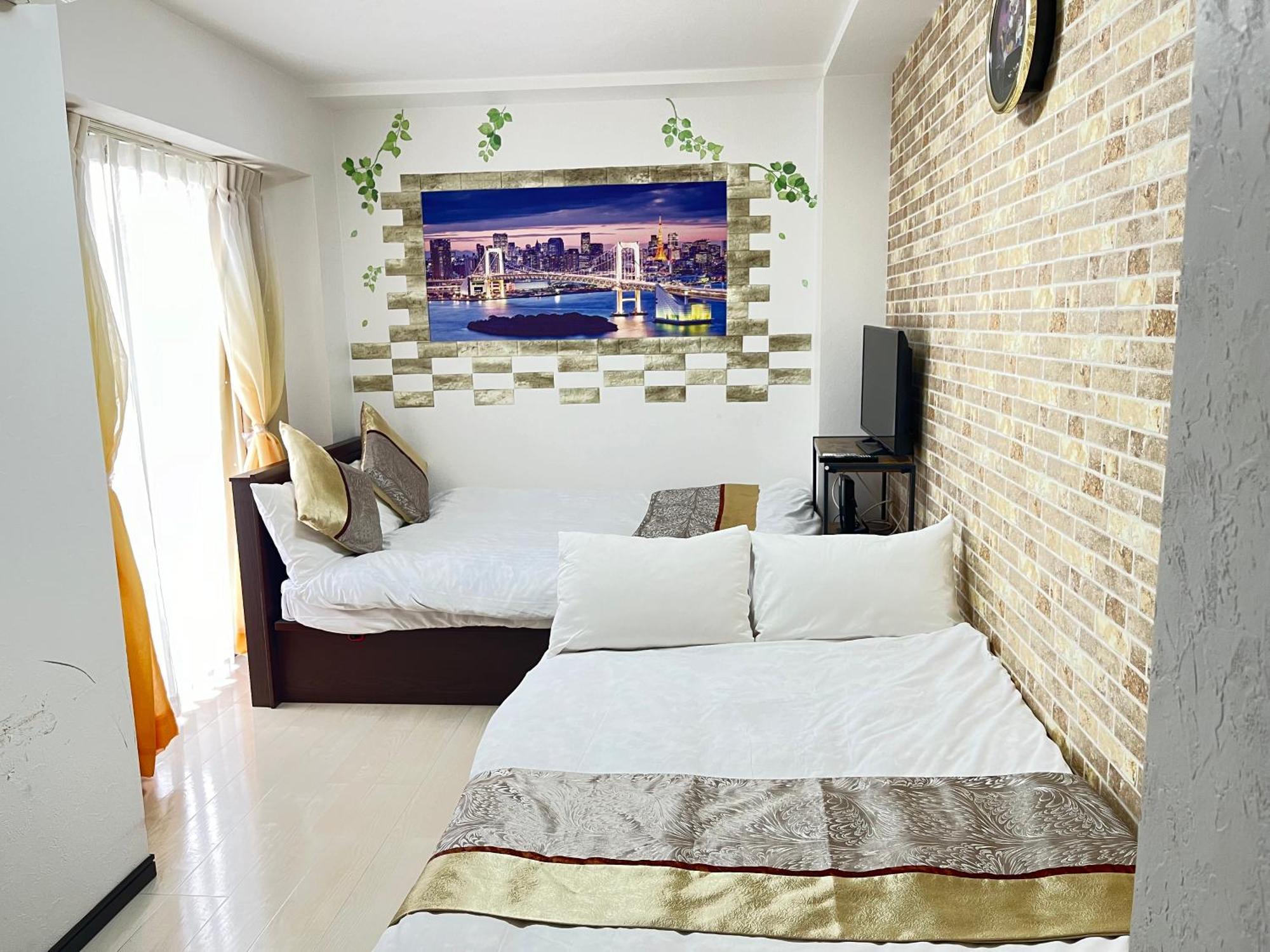 403 Oshiage Sta 3Mins Walk! Wi-Fi & Elevator 4Pax Apartment โตเกียว ภายนอก รูปภาพ